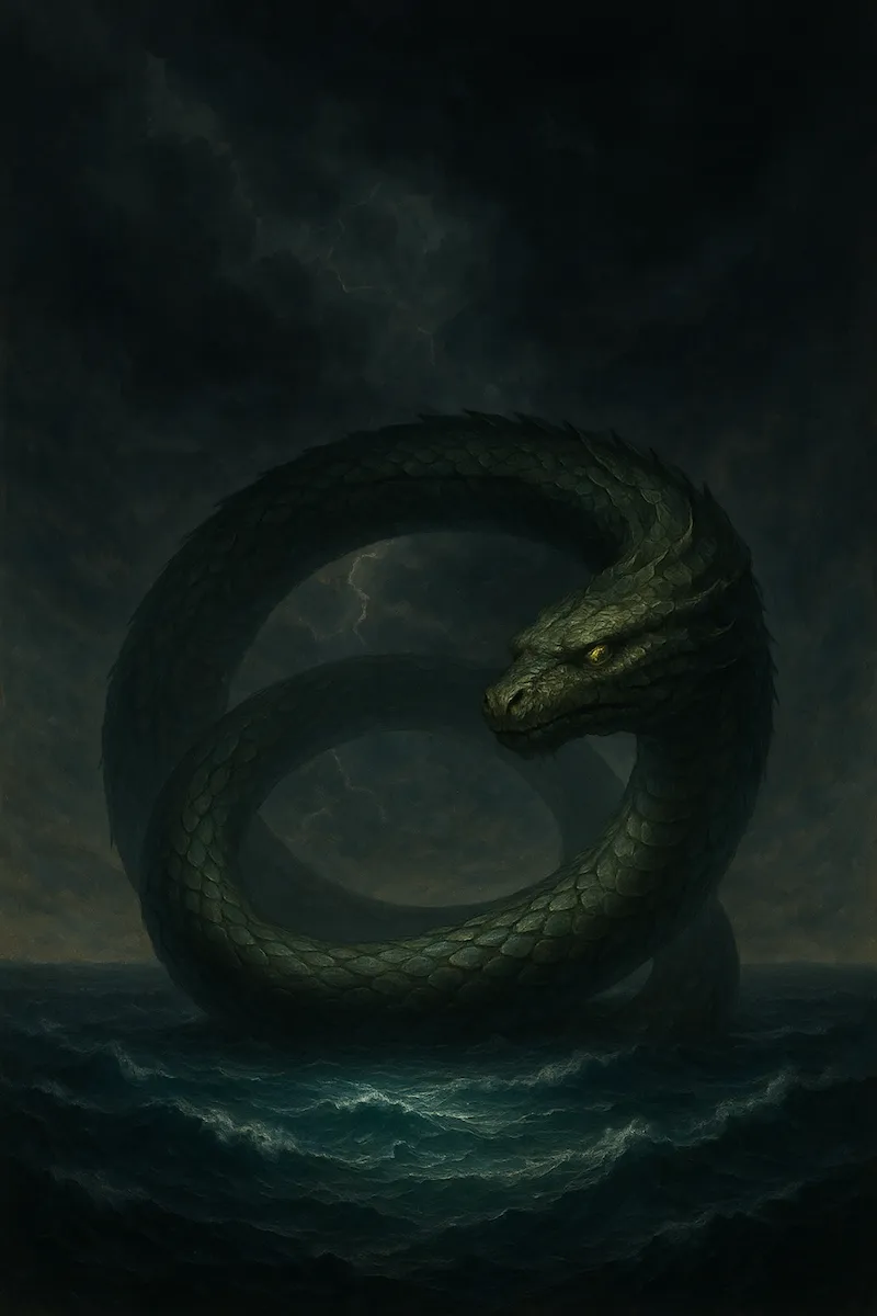 Read more about the article Jörmungandr — The World Serpent of Norse Mythology