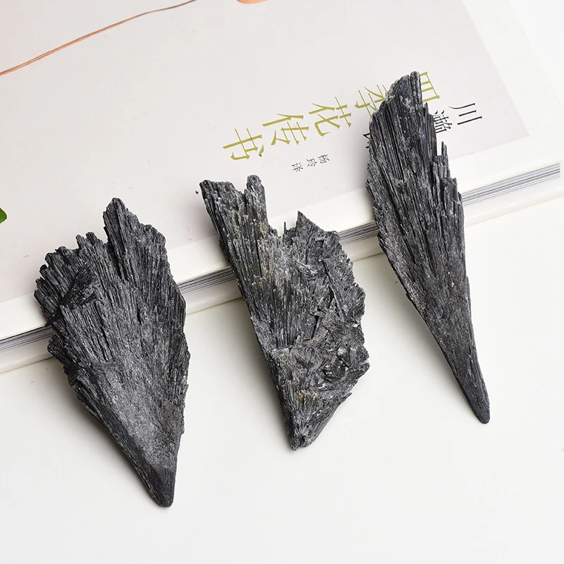 100% Natural Black Tourmaline Winged Mineral Specimen With Irregular Crystal Healing Collection Removes Magnetic Health Gift - Image 6