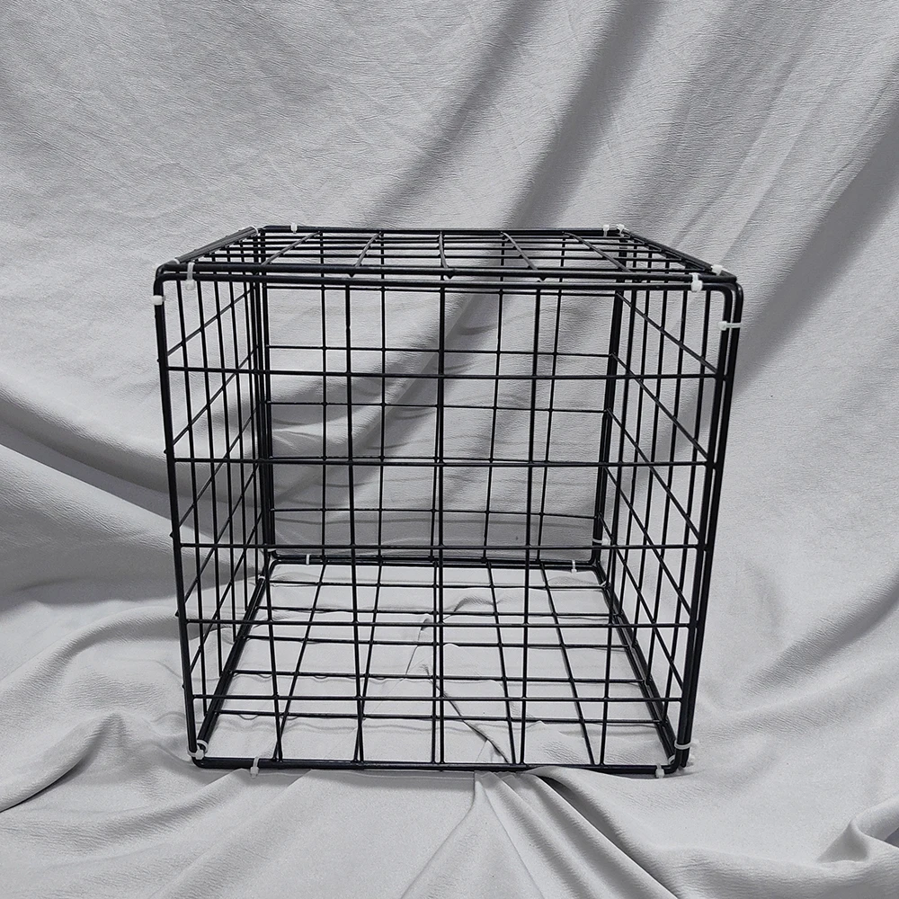 Grid Panel Colorful Metal With Plastic Grid Stand Kindergarten Style Layout Props Internet Celebrity Decorative Grid Cube - Image 9