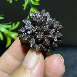 Crystal Natural Hematite Egypt Prophecy Stone Quartz Gemstones Geode Garden Minerals Specimen Wicca Spiritual Home Decoration