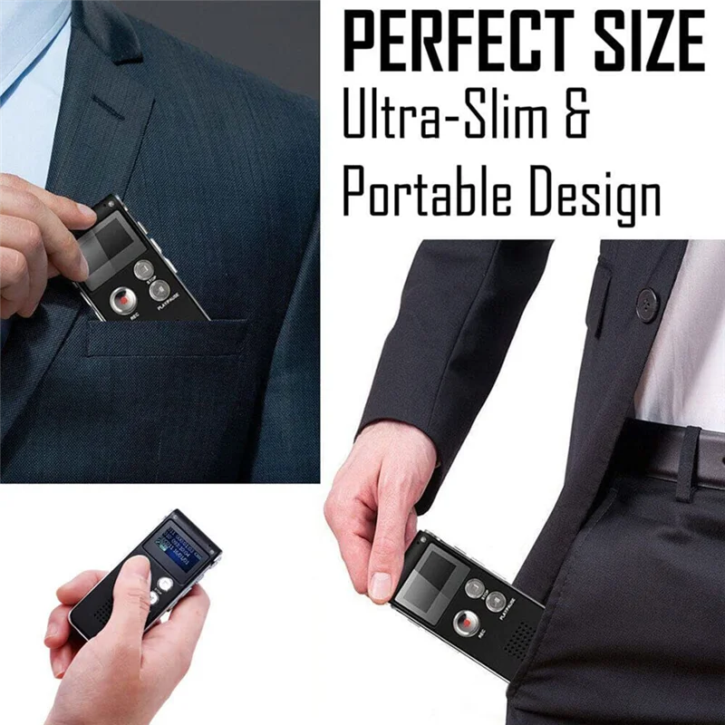 Paranormal Equipment Digital EVP Voice Activated Recorder USB US 8GB (Black) - Image 5