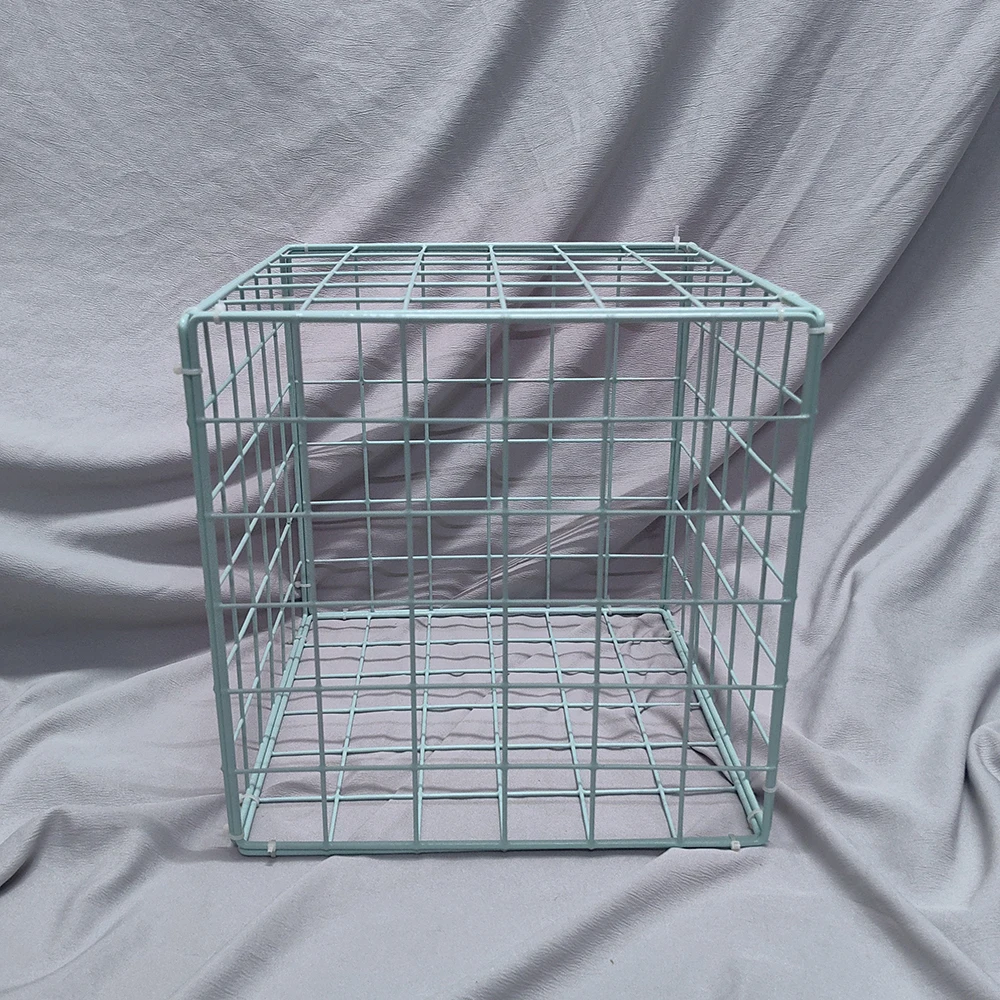 Grid Panel Colorful Metal With Plastic Grid Stand Kindergarten Style Layout Props Internet Celebrity Decorative Grid Cube - Image 7