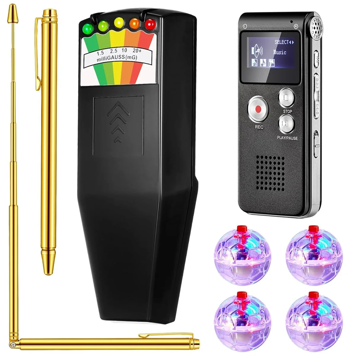 New 8-Piece Equipment Kit Paranormal Equipment Tester for Home Office - Image 4