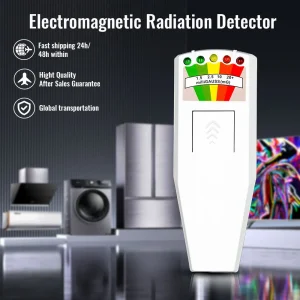 K2 EMF Meter Paranormal Investigation Equipment with 5 LED Light Ghost Hunting Detector Battery Powered Radiation Tester
