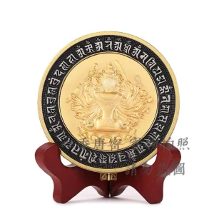 Special Buddhist Buddhism item copper Buddhist ornament statue HOME Altar worship Effective protection