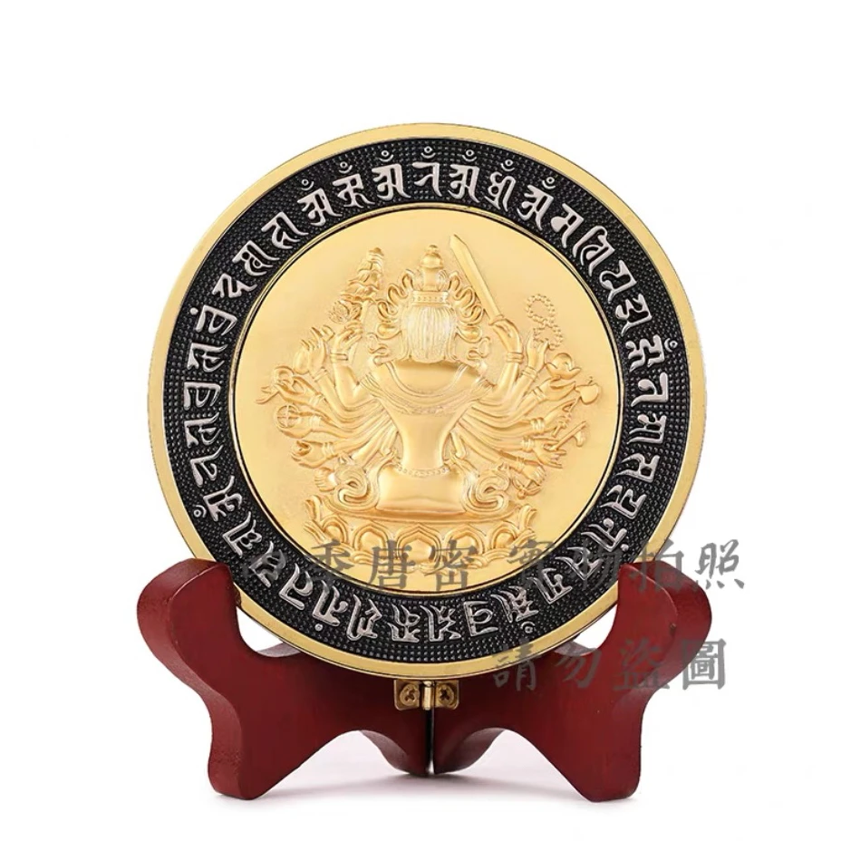 Special Buddhist Buddhism item copper Buddhist ornament statue HOME Altar worship Effective protection